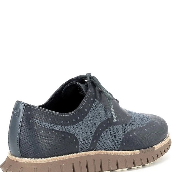 Cole Haan Men’s Zerogrand Embrostitch Oxford Stormy Weather/ Rich Coffee. NWOT. main image 6
